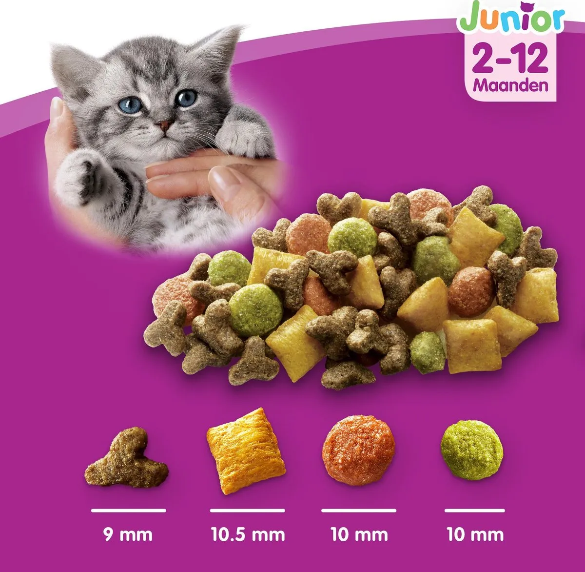 Whiskas Junior Kip Kattenbrokken - 6x1.9kg