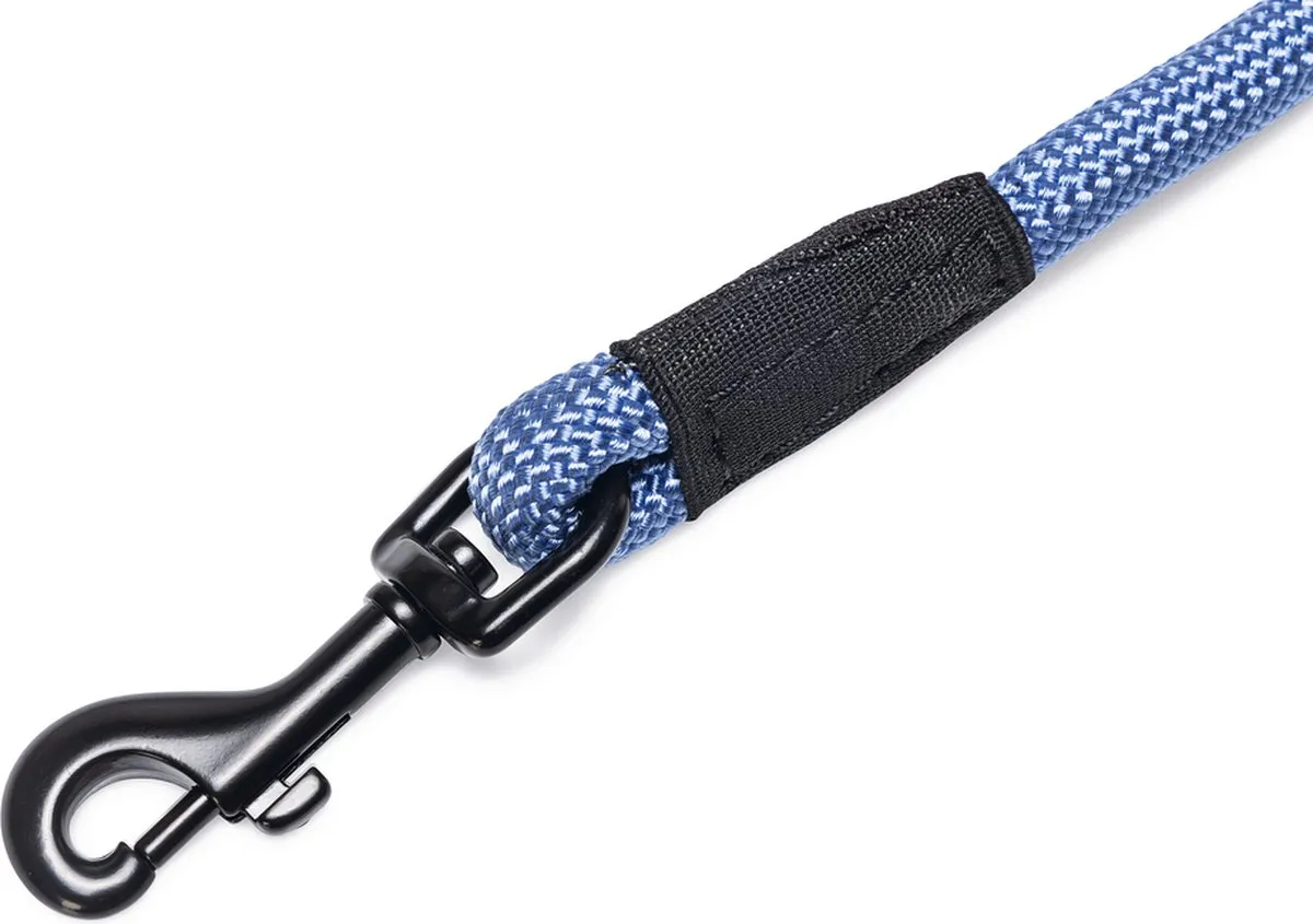 Beeztees Premium Parinca Hondenriem - Blauw 180x1,2cm