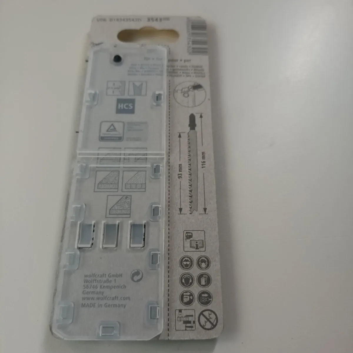 Wolfcraft Decoupeerzaagblad HCS 3543000 - 2 Stuks