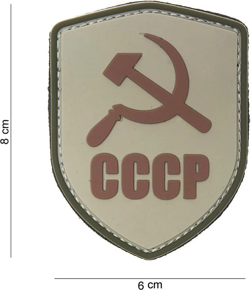 101 Inc Embleem 3D Schild CCCP Beige
