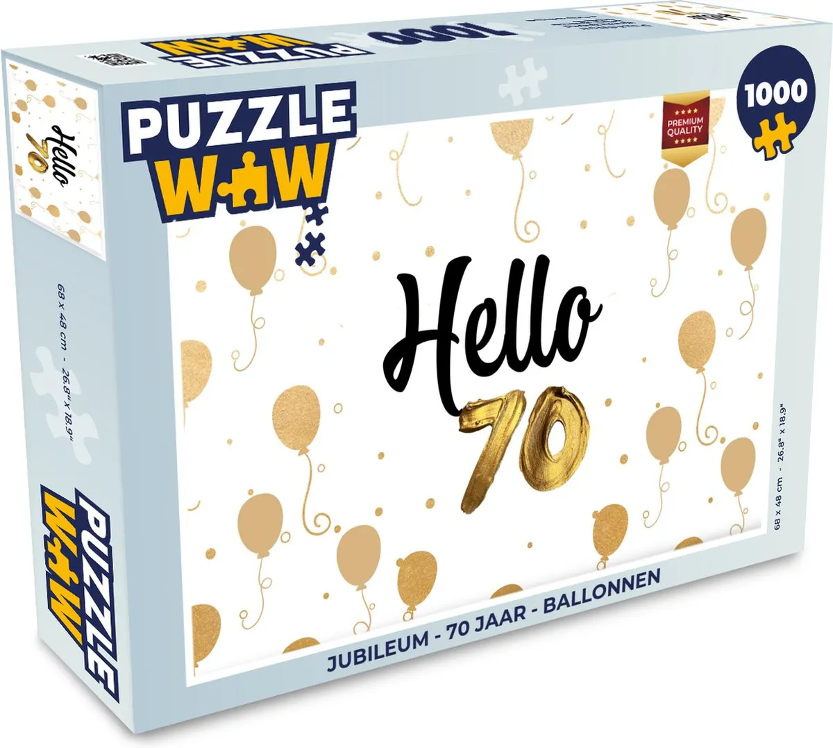 PuzzleWow Jubileum Legpuzzel 1000 Stuks