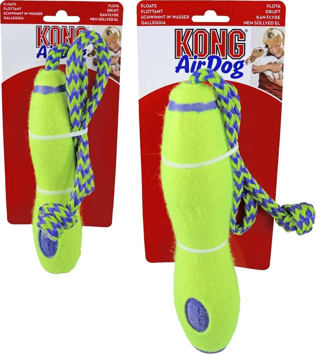 KONG Air Fetch Stick Geel M - afbeelding 6 van 6