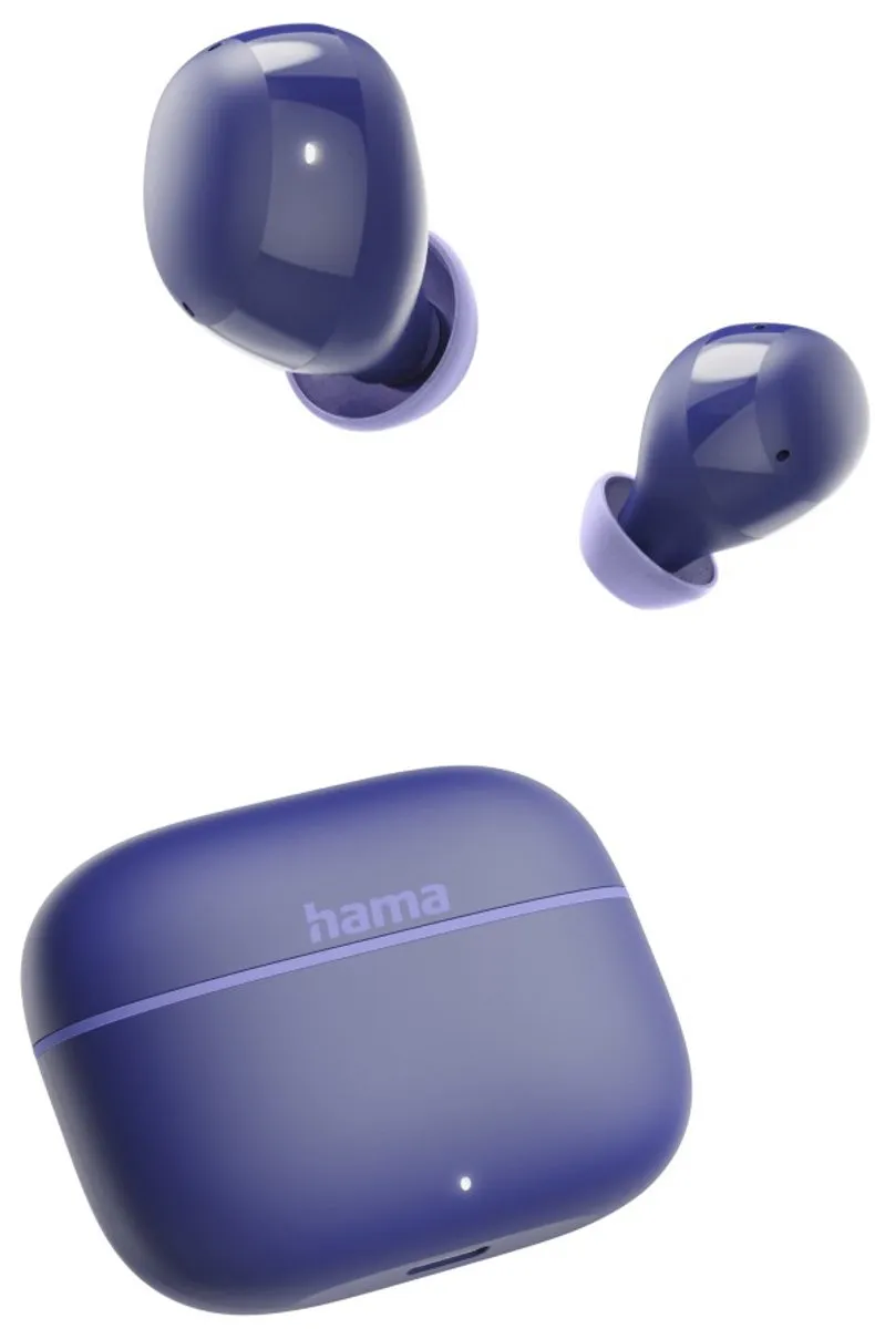 Hama Freedom Buddy II TWS Oordopjes - Blauw - afbeelding 6 van 6