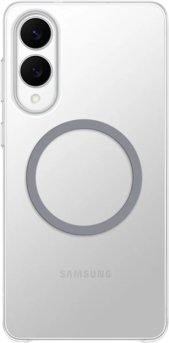 Samsung Doorzichtige Magnetenhoes Galaxy S25 Edge - Zwart - MPN 4897138060398