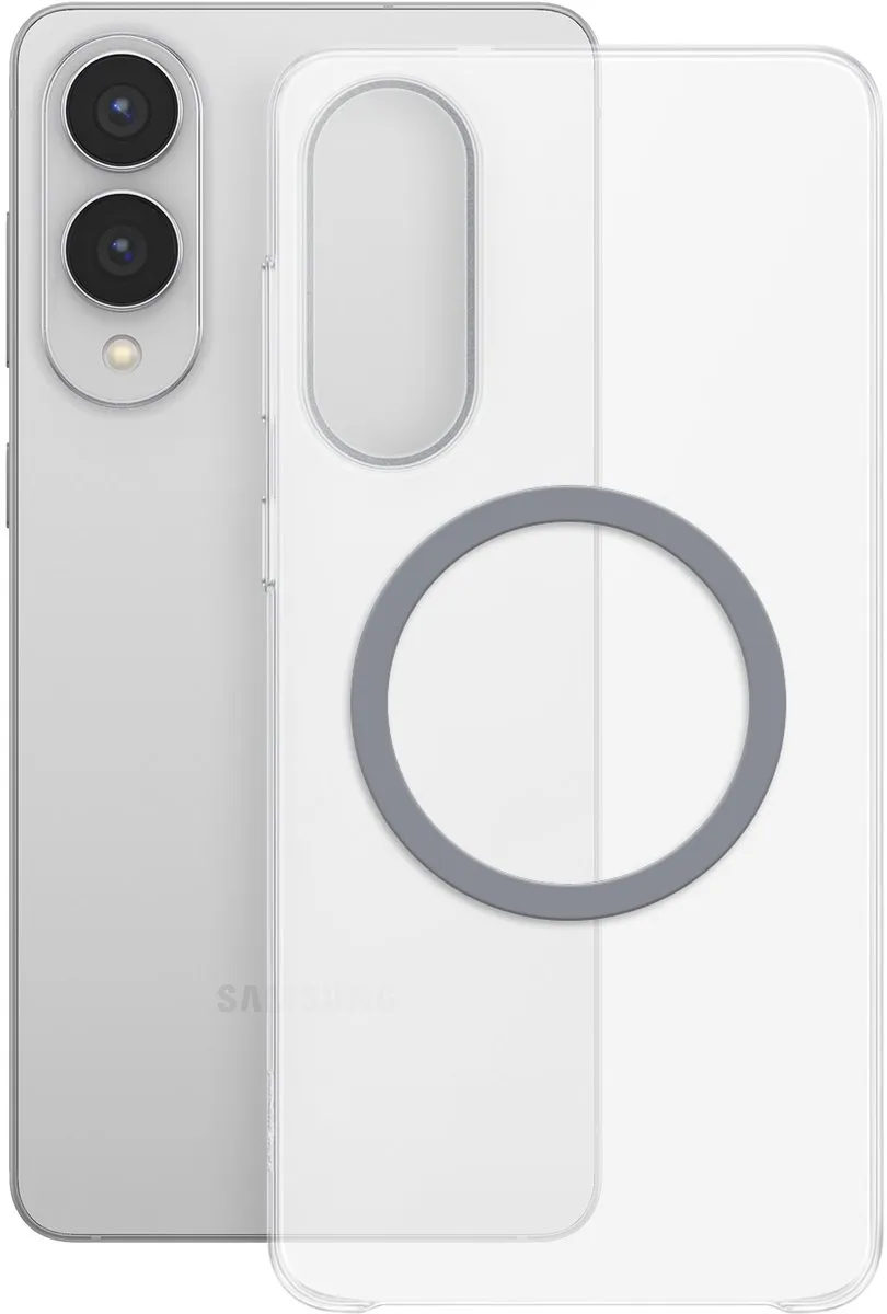 Samsung Doorzichtige Magnetenhoes Galaxy S25 Edge - Zwart - MPN 4897138060398