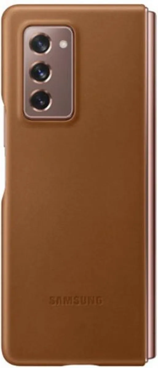 Samsung Galaxy Z Fold 2 Lederhoes - Bruin