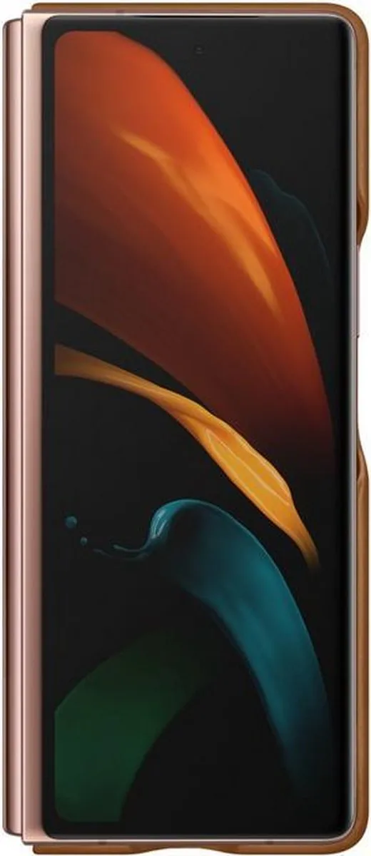 Samsung Galaxy Z Fold 2 Lederhoes - Bruin