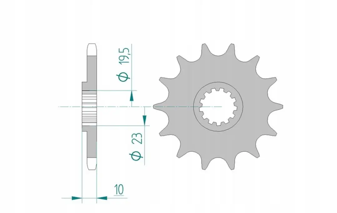 Afam 520 Tandwiel 15 Tands - afbeelding 3 van 3
