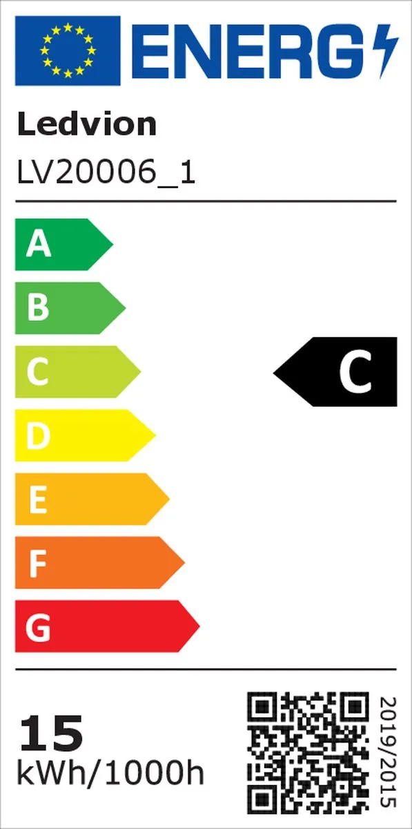 Ledvion LED Armatuur 150cm 15W 6500K - Incl. LED-buis - Grijs