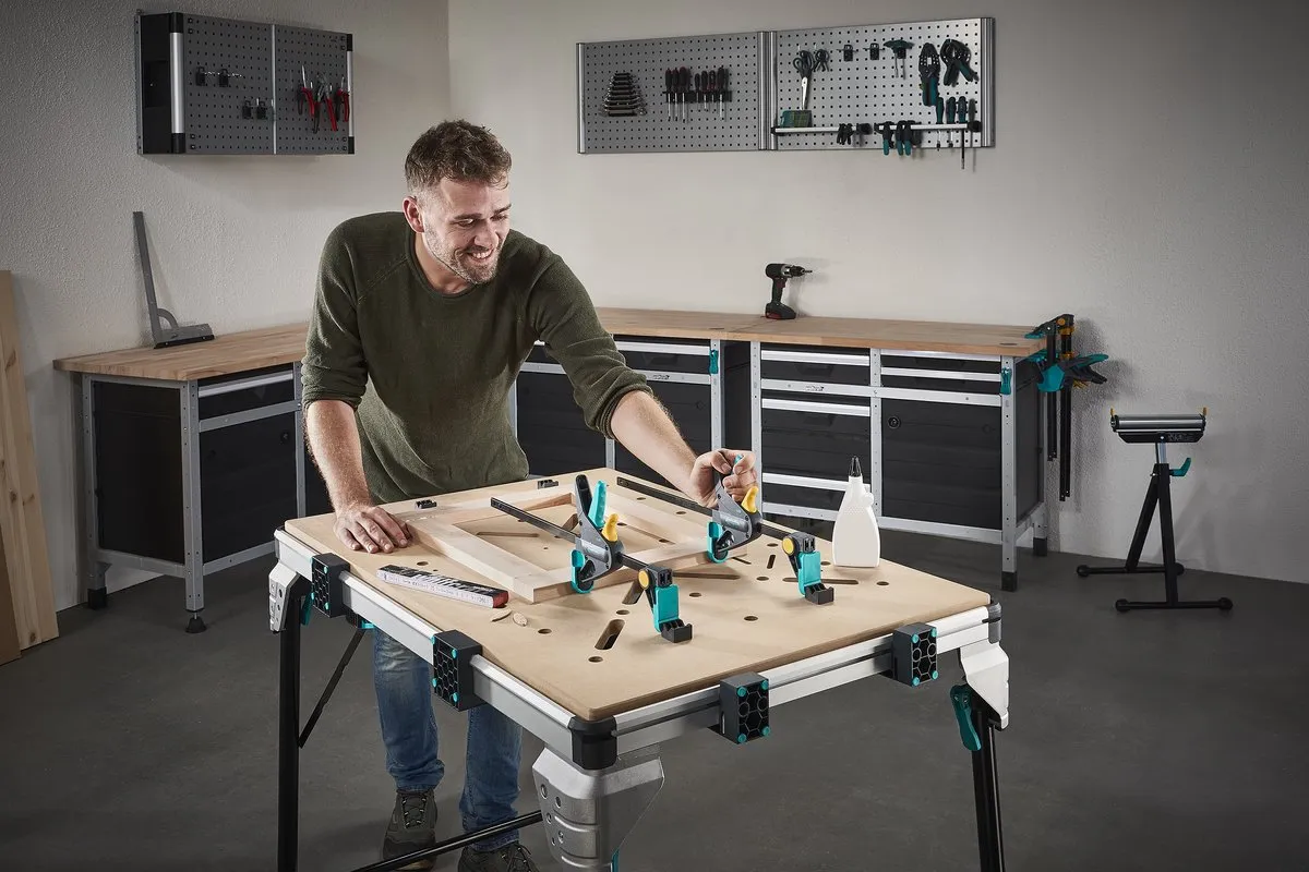 Wolfcraft 6172000 Werktafelklemmen - 4 Stuks