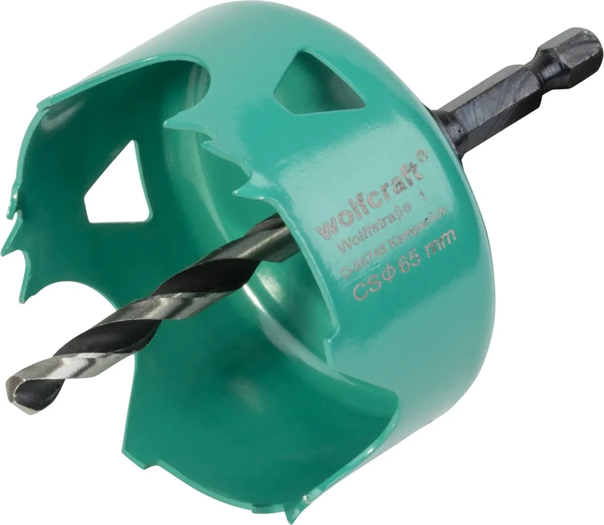 Wolfcraft Carbonstalen Gatenzaag Ø65mm