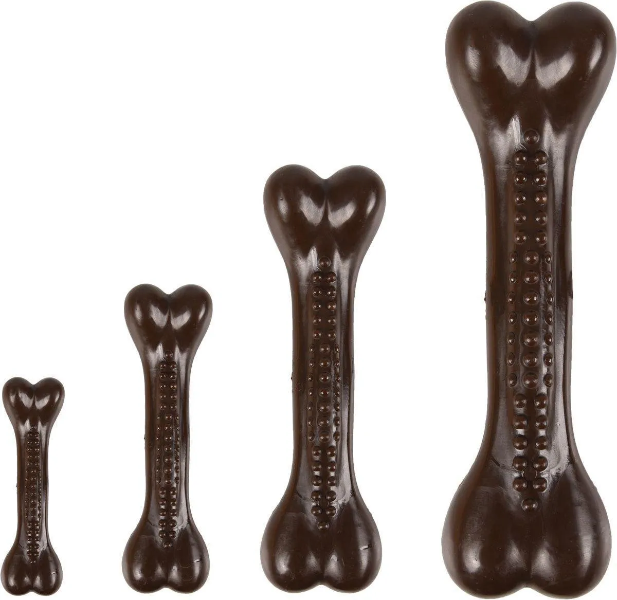 Flamingo Boney Chocolate Speelgoed - 28cm Zwart