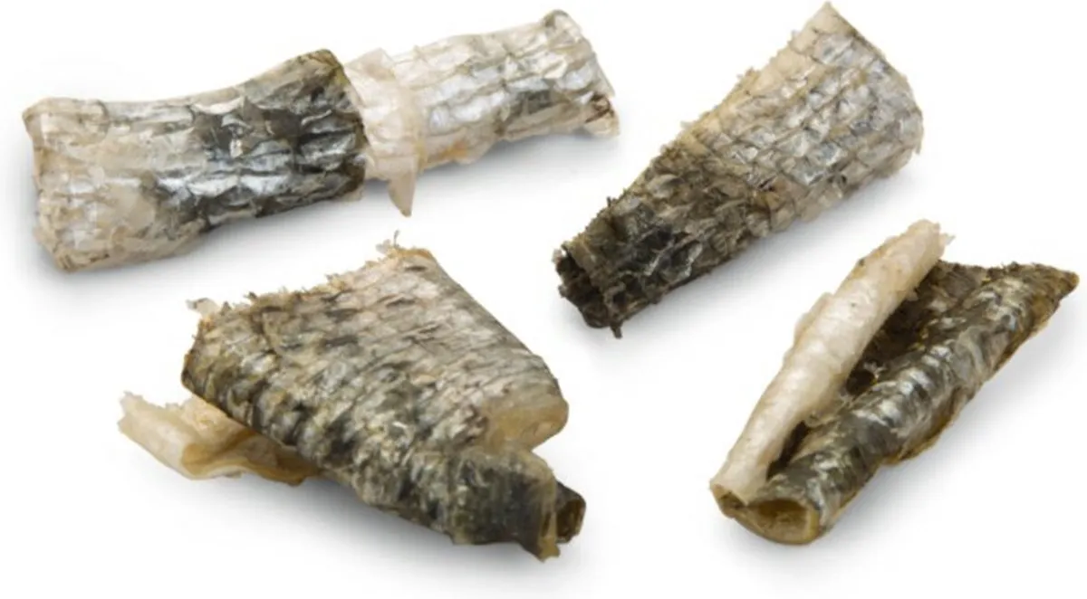 Beeztees Zalmhuid Bites 75g