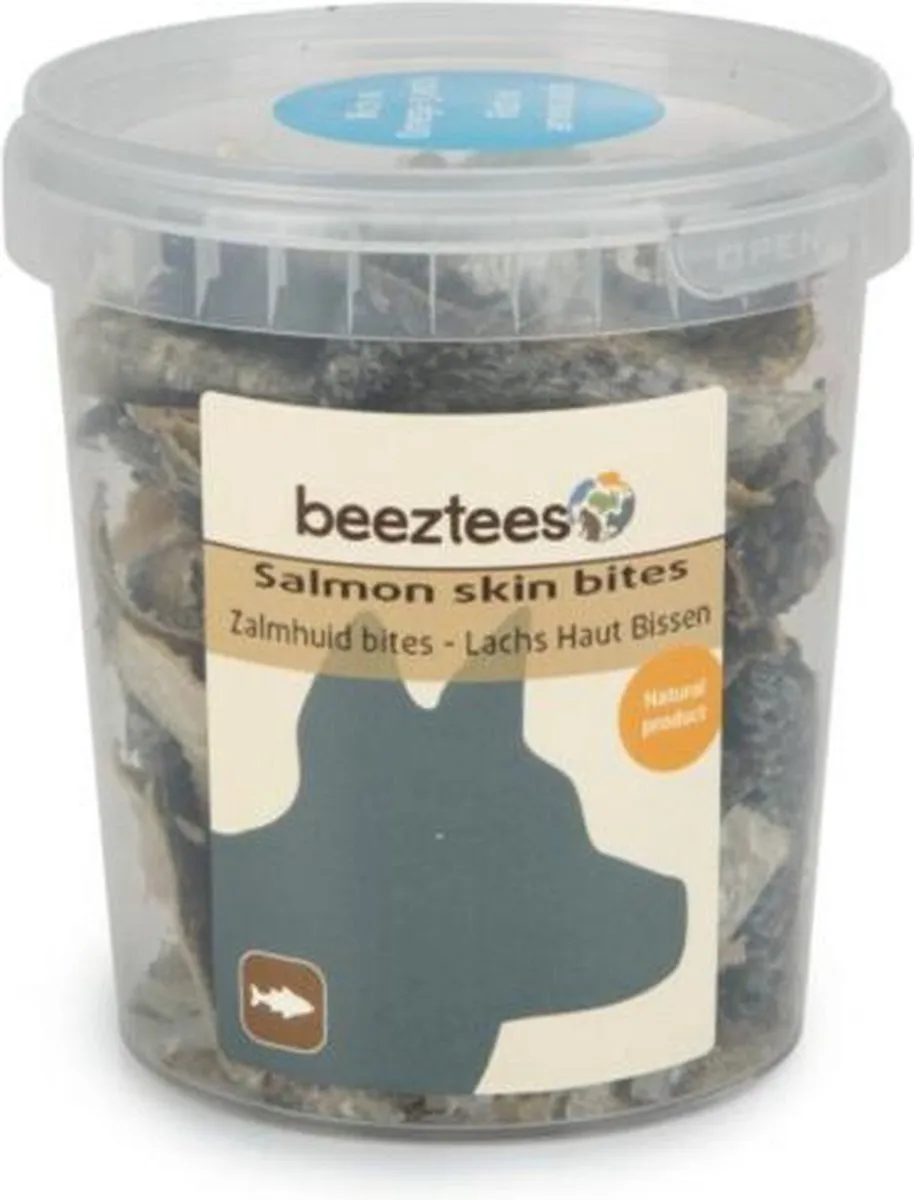 Beeztees Zalmhuid Bites 75g