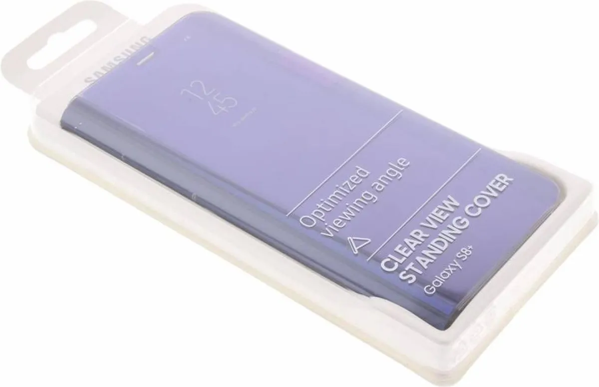 Samsung Clear View Standing Cover G955 - Paars - X-EF-ZG955CVEGWW