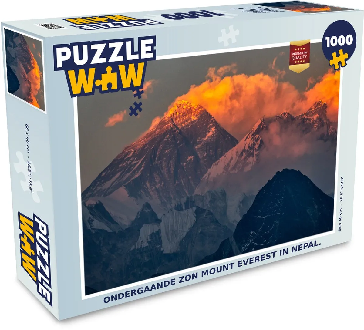 PuzzleWow Mount Everest Legpuzzel 1000 Stuks
