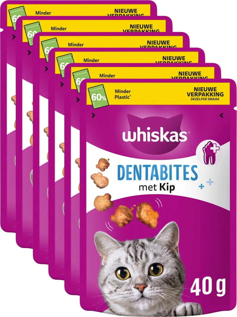Whiskas Dental Treats Kattensnacks Kip