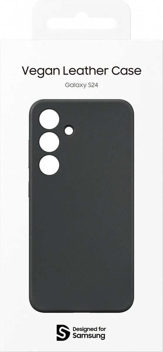 Samsung Galaxy S24 Plus Vegan Leather Hoesje GP-FPS926HCABW - Zwart