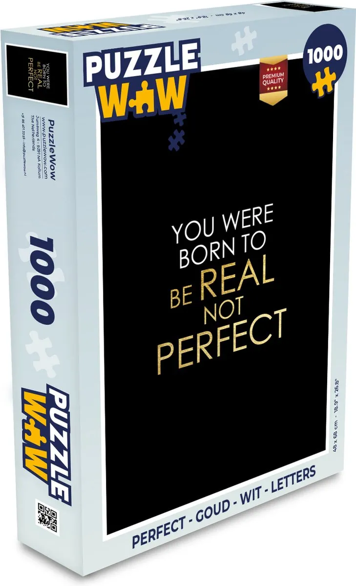 PuzzleWow Legpuzzel 1000 Stuks