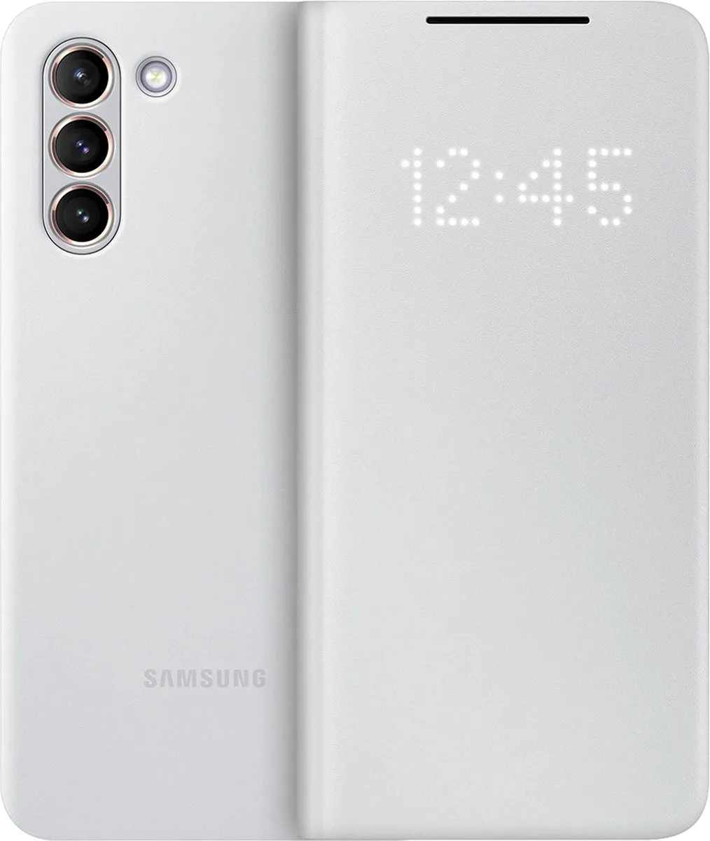 Samsung Galaxy S21 Plus EF-NG996PJEGEE LED View Cover - Lichtgrijs