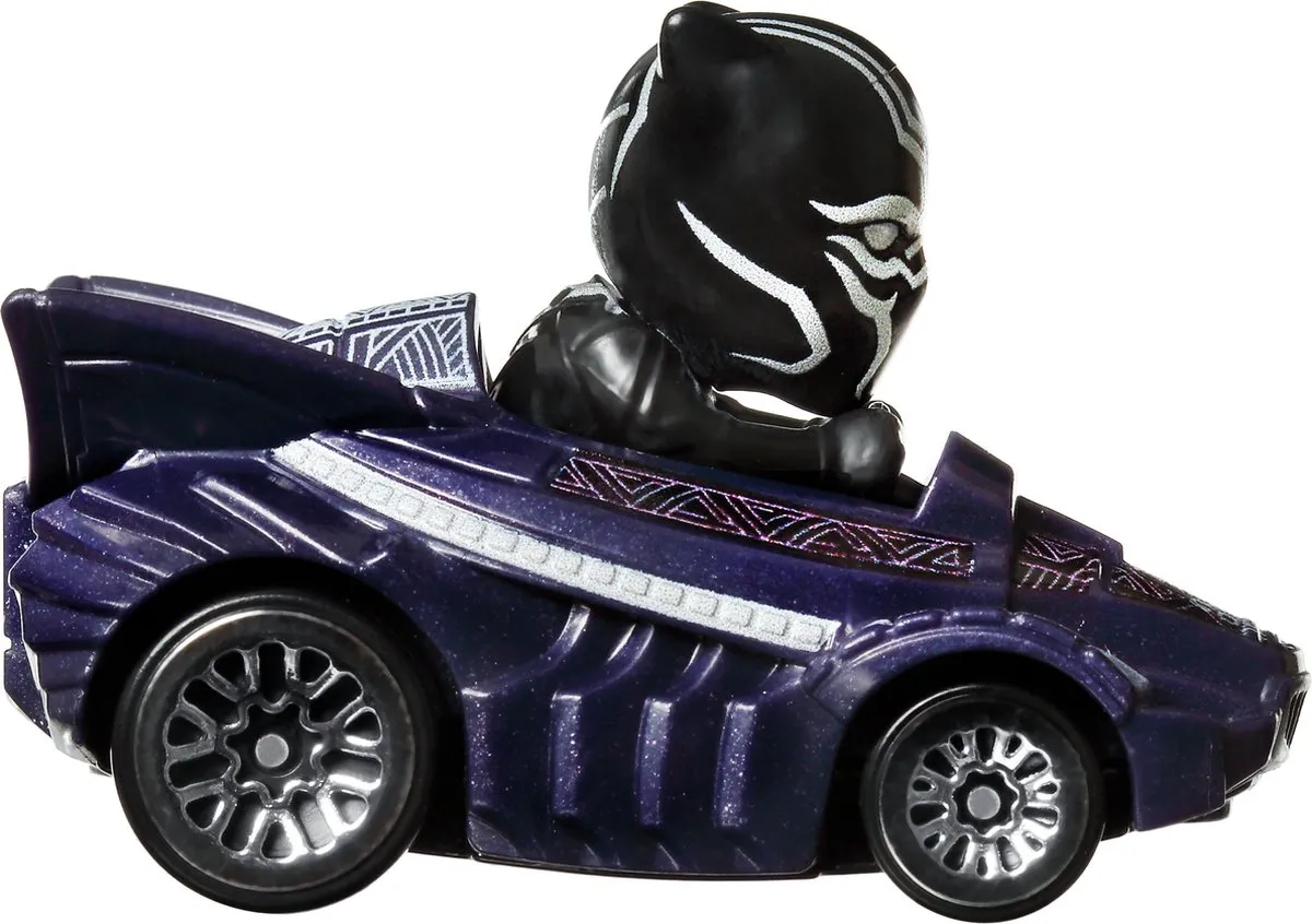 Hot Wheels Racerverse Black Panther HKB97 Racewagen - Zwart/Violet