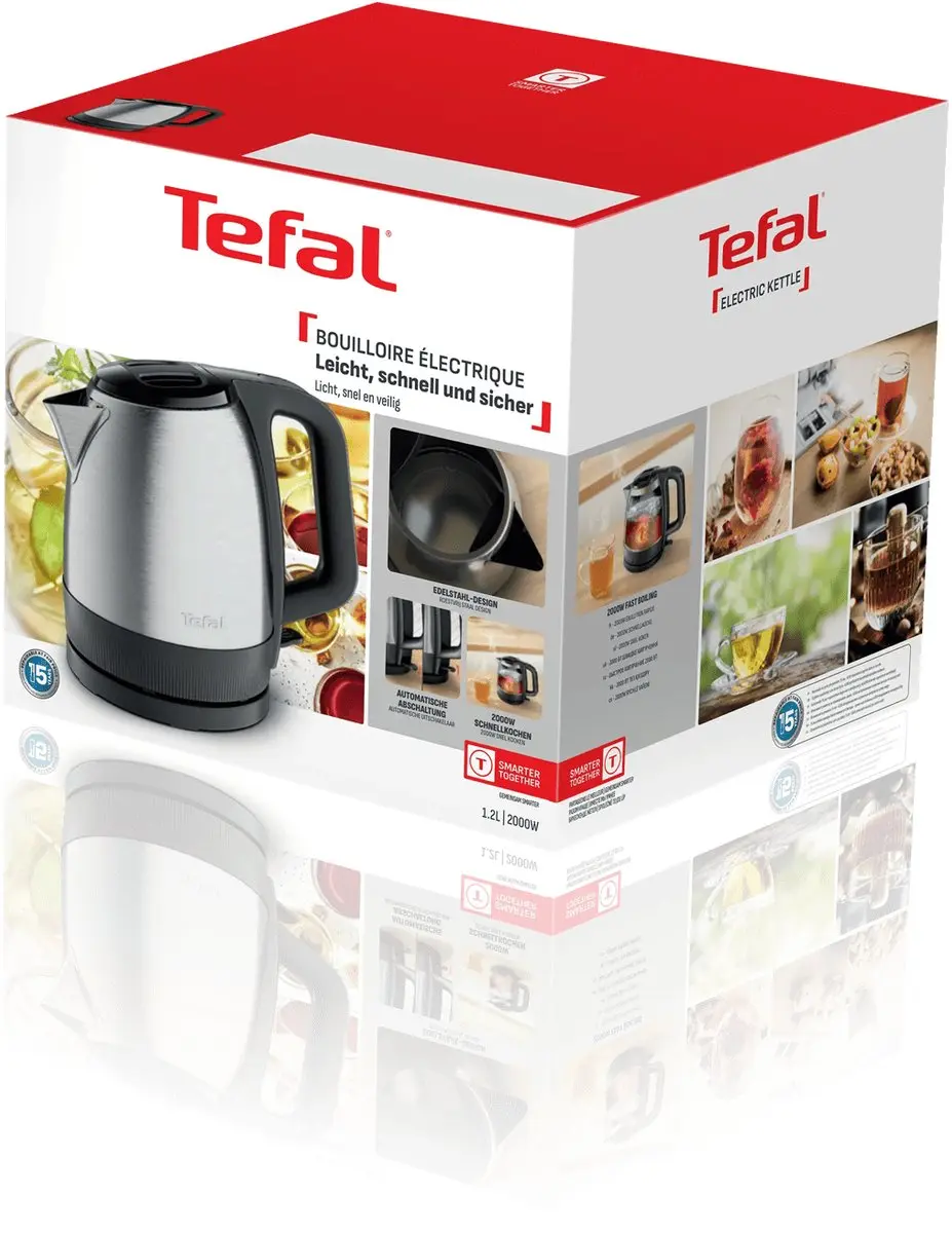 Tefal Express KI1E0D Waterkoker 1,2L - 2200W - Zilver - afbeelding 6 van 6