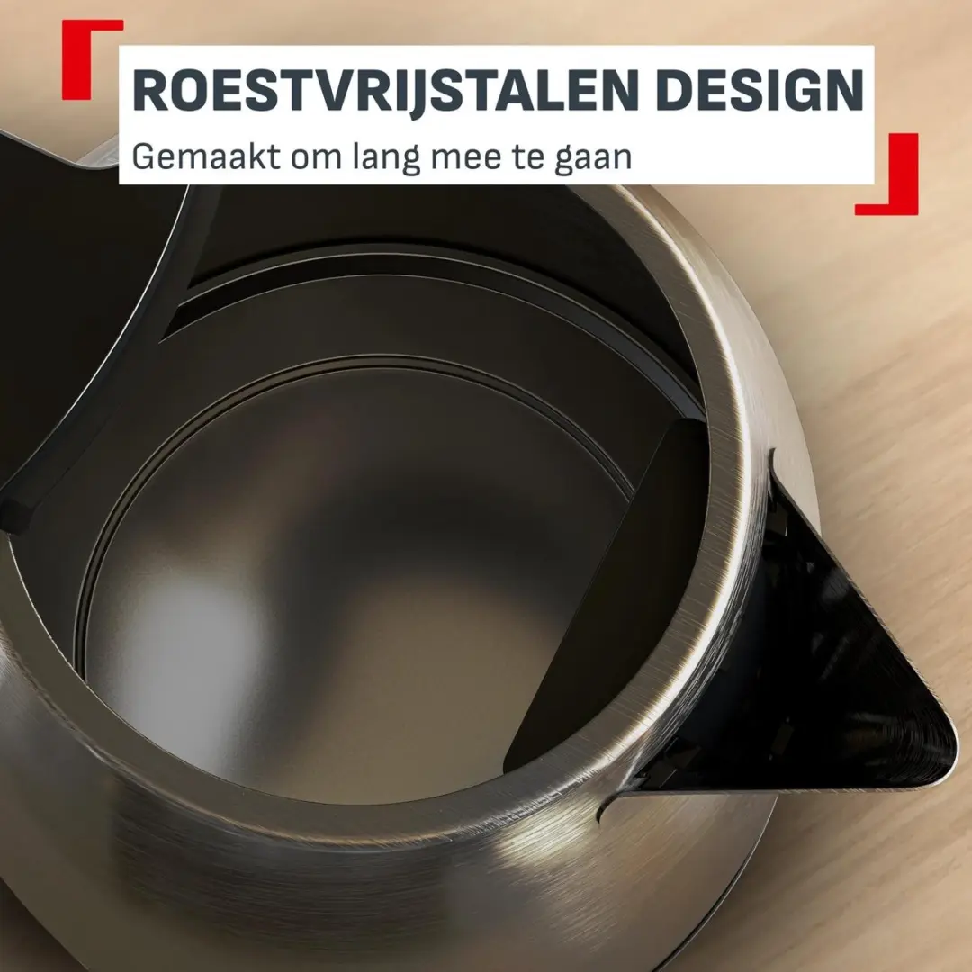 Tefal Express KI1E0D Waterkoker 1,2L - 2200W - Zilver - afbeelding 3 van 6