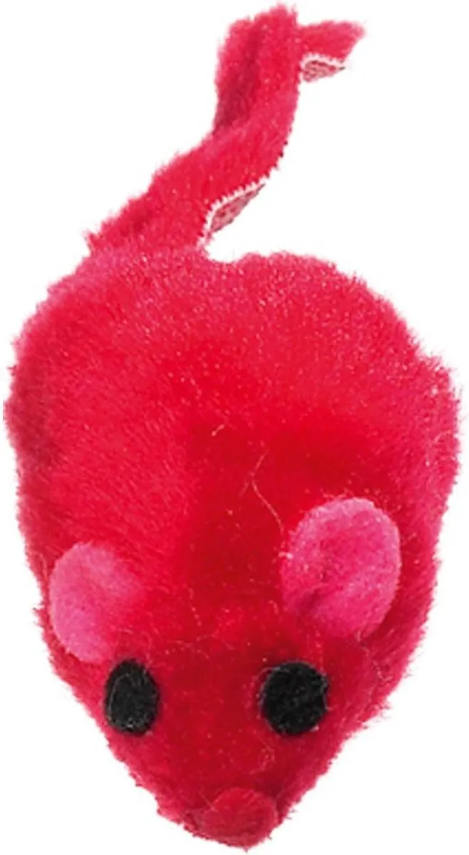 Flamingo Pluche Muis Geel - 9 Stuks