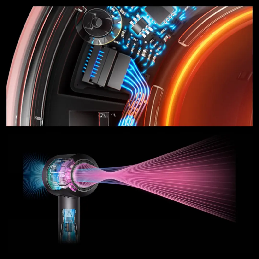 Dyson Supersonic Nural Haardroger - Koper/Pruim - afbeelding 2 van 6