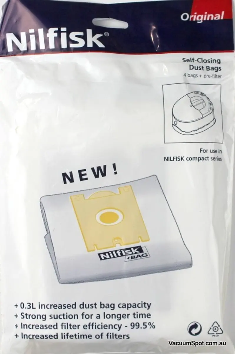 Nilfisk stofzuigerzakken Compact series Origineel 5 stuks