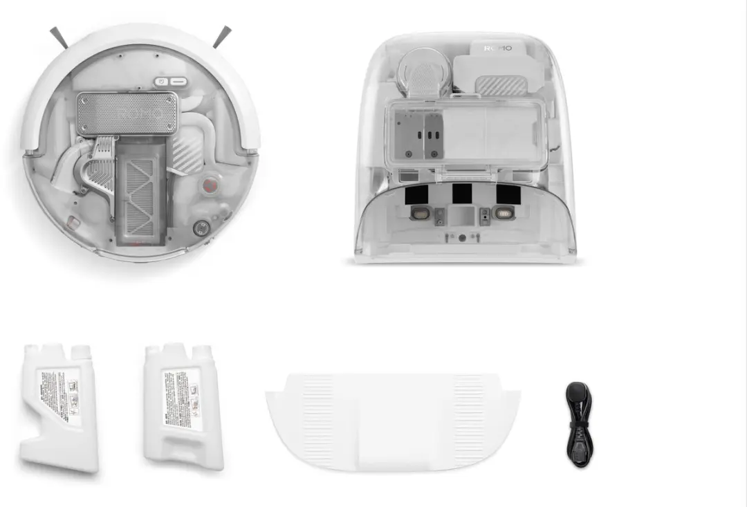 DJI ROMO P2 Robotstofzuiger - Transparant - afbeelding 4 van 6