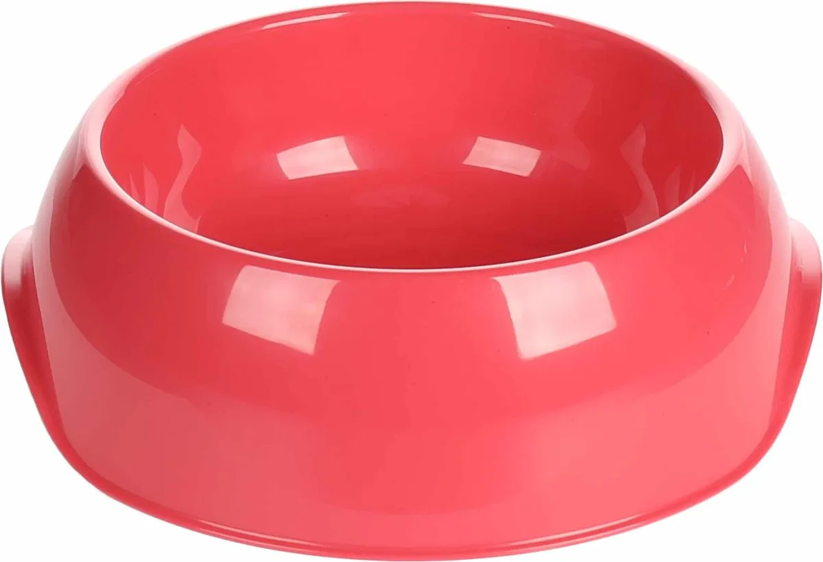 Flamingo Muk Eet- en Drinkpot Honden - Rood 750ml