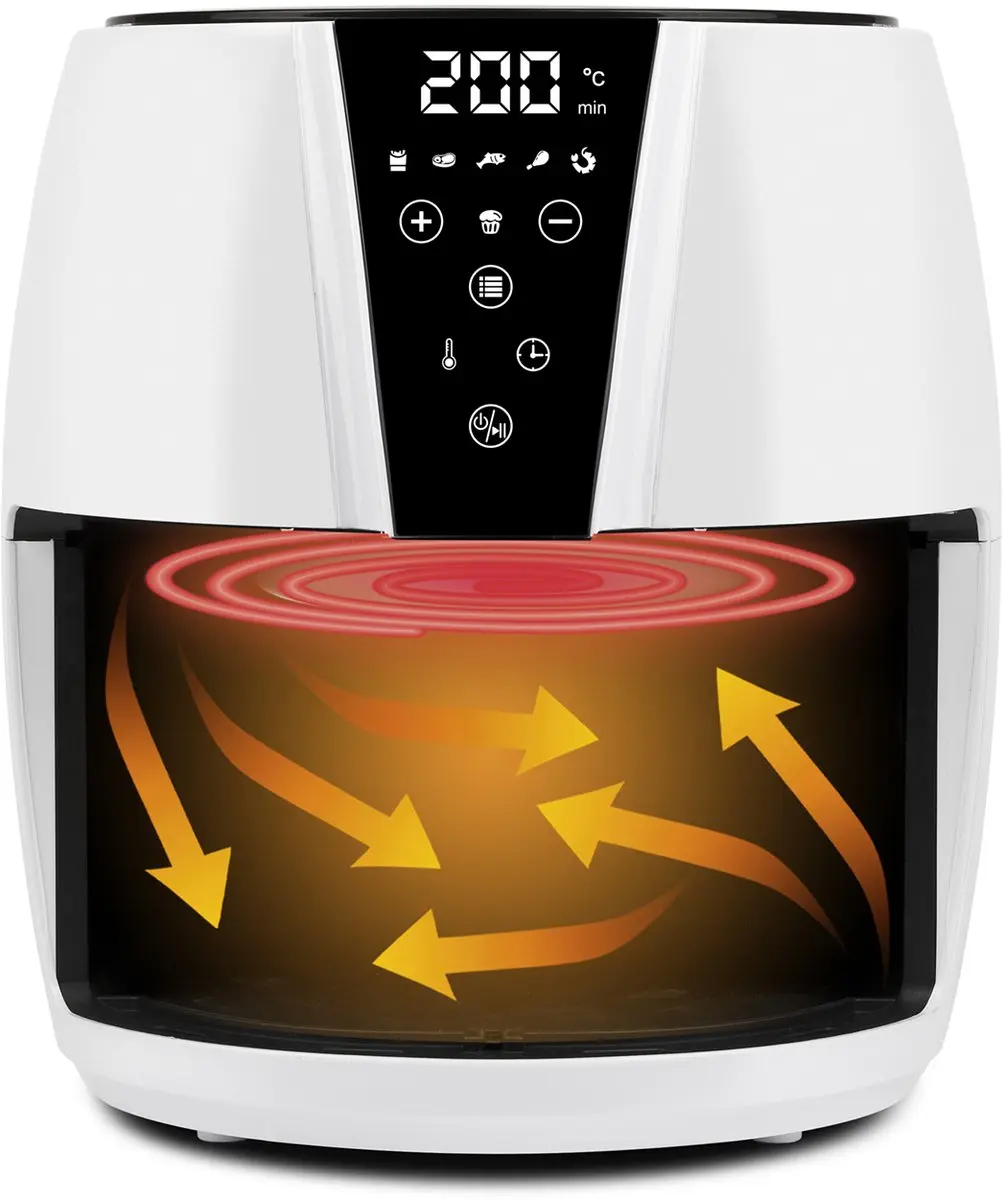 G3 Ferrari Friggisano Easy Airfryer G10195 - 1500W - 4,8L - afbeelding 5 van 6