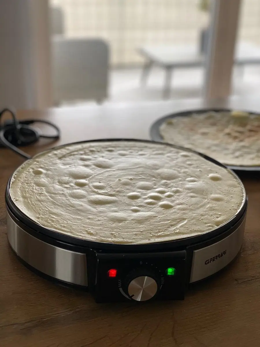 G3 Ferrari G10098 Crêpemaker 1200W - Zwart/Zilver - afbeelding 6 van 6