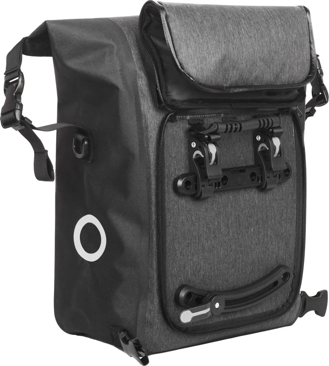 Willex Combi Rugzak/Fietstas 27L - Zwart - afbeelding 3 van 5