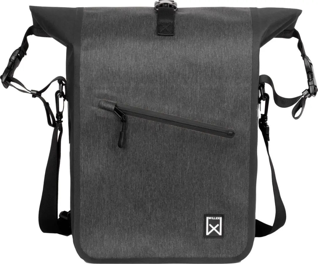 Willex Combi Rugzak/Fietstas 27L - Zwart - afbeelding 2 van 5