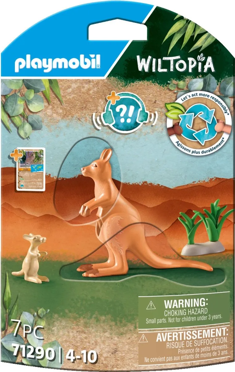 Playmobil Wiltopia Kangoeroe met Welp 71290