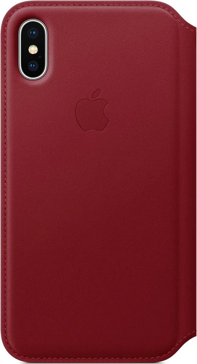 Apple Folio Hoesje iPhone X - MRQD2ZM/A - Rood