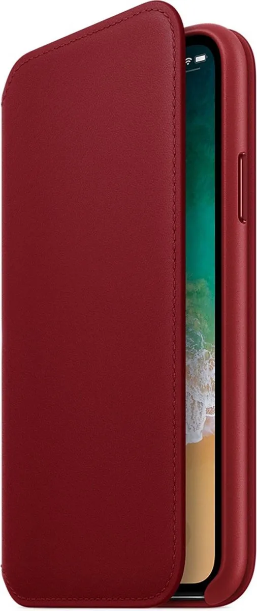 Apple Folio Hoesje iPhone X - MRQD2ZM/A - Rood