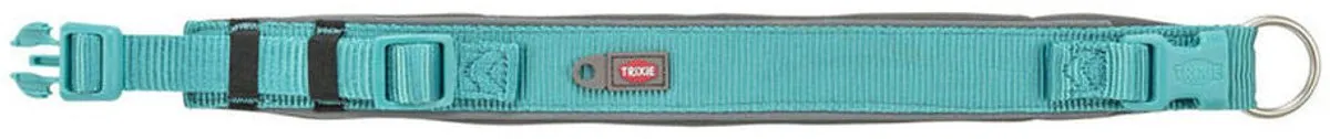 Trixie Hondenhalsband Premium Extra Breed Aqua/Grafiet 27-35cm - afbeelding 3 van 4