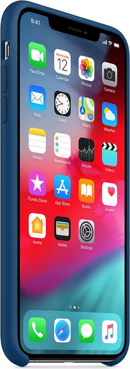 Apple iPhone XS Max Siliconen Hoes Blauw MTFE2ZM/A