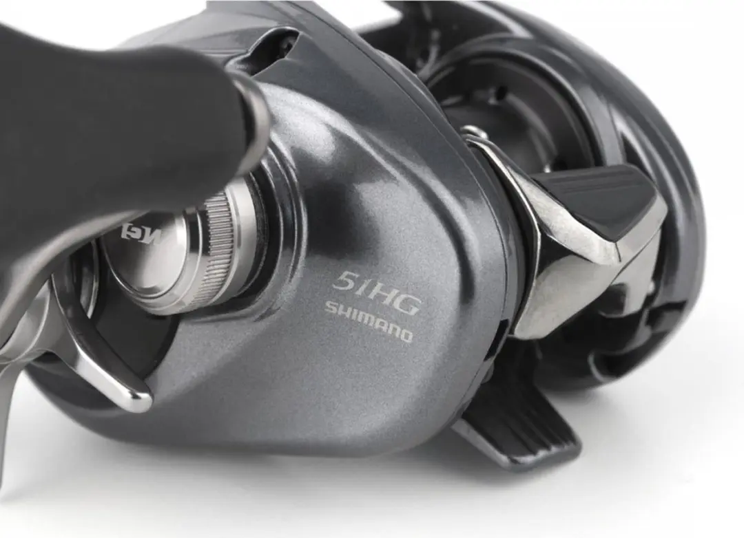 Shimano Aldebaran MGL 51 Linkshandig Baitcasting Reel - Grijs - afbeelding 6 van 6
