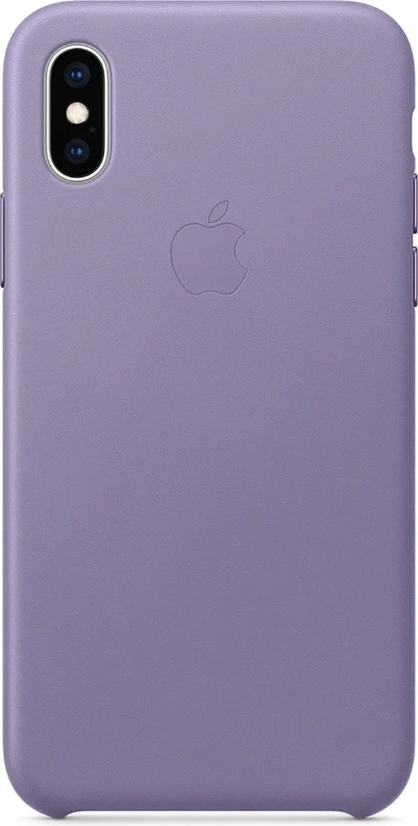 Apple iPhone Xs Leren Hoesje MVFR2ZM/A - Paars