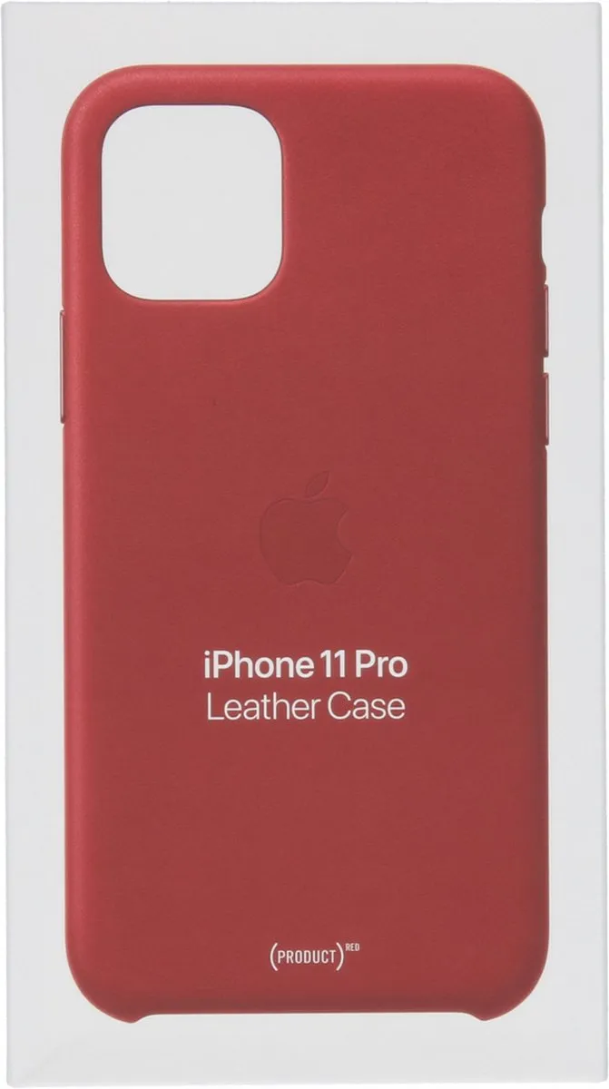 Apple iPhone 11 Pro Leren Hoesje - Rood MWYF2ZM/A
