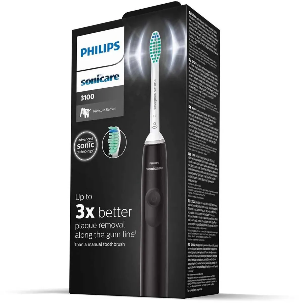Philips Sonicare Series 3100 HX3671/14 Elektrische Tandenborstel - Zwart