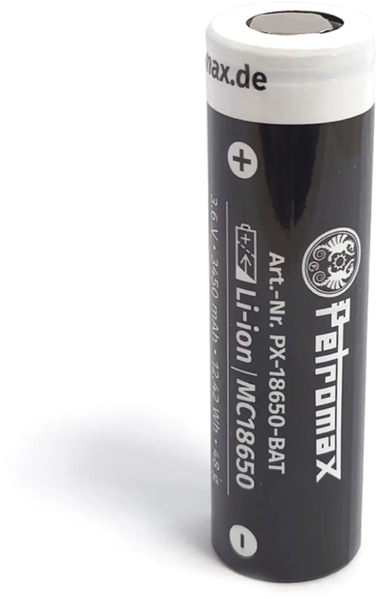 Petromax Li-ion 18650 Accu 3450mAh - 4 Stuks - afbeelding 2 van 2