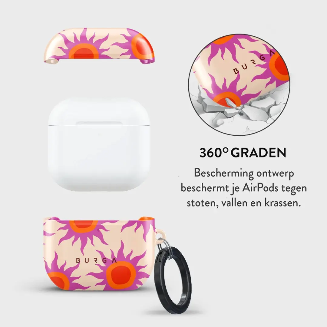 Burga Hardcase Apple AirPods 5/4 Sunset Glow - afbeelding 2 van 6