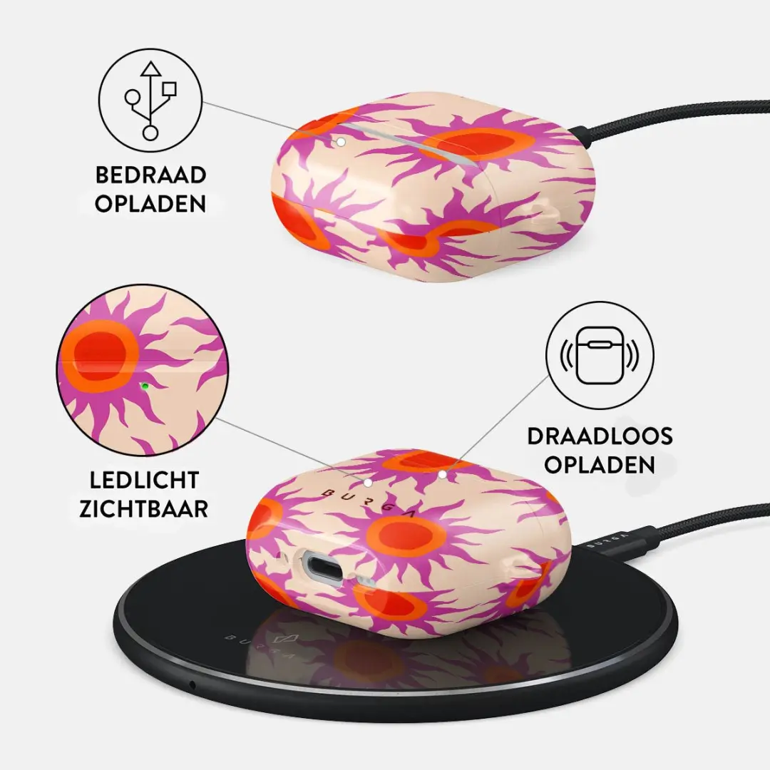 Burga Hardcase Apple AirPods 5/4 Sunset Glow - afbeelding 6 van 6