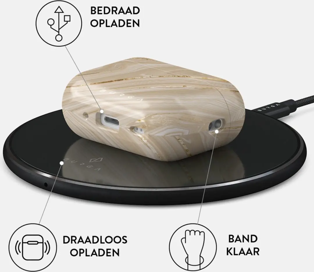 Burga Hardcase Apple AirPods Pro 2 Full Glam - afbeelding 6 van 6