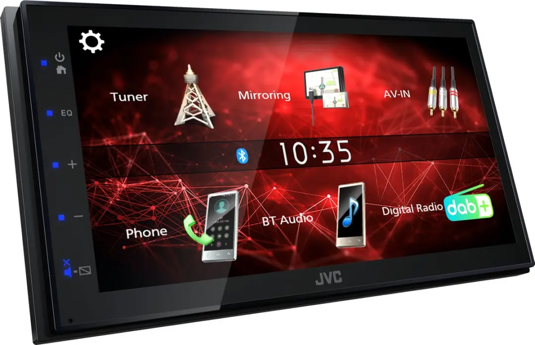 JVC KW-M27DBT 2-DIN Autoradio - Zwart - afbeelding 2 van 4